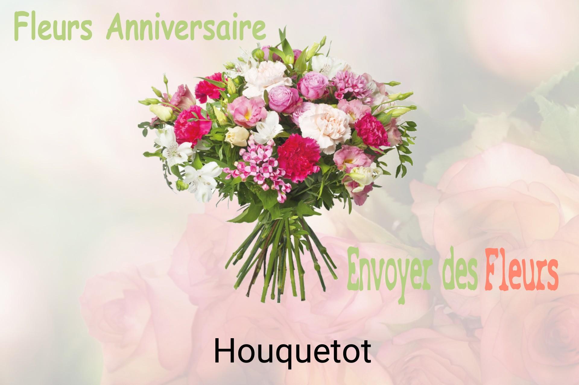 Bouquet de fleurs d’anniversaire livré à Houquetot